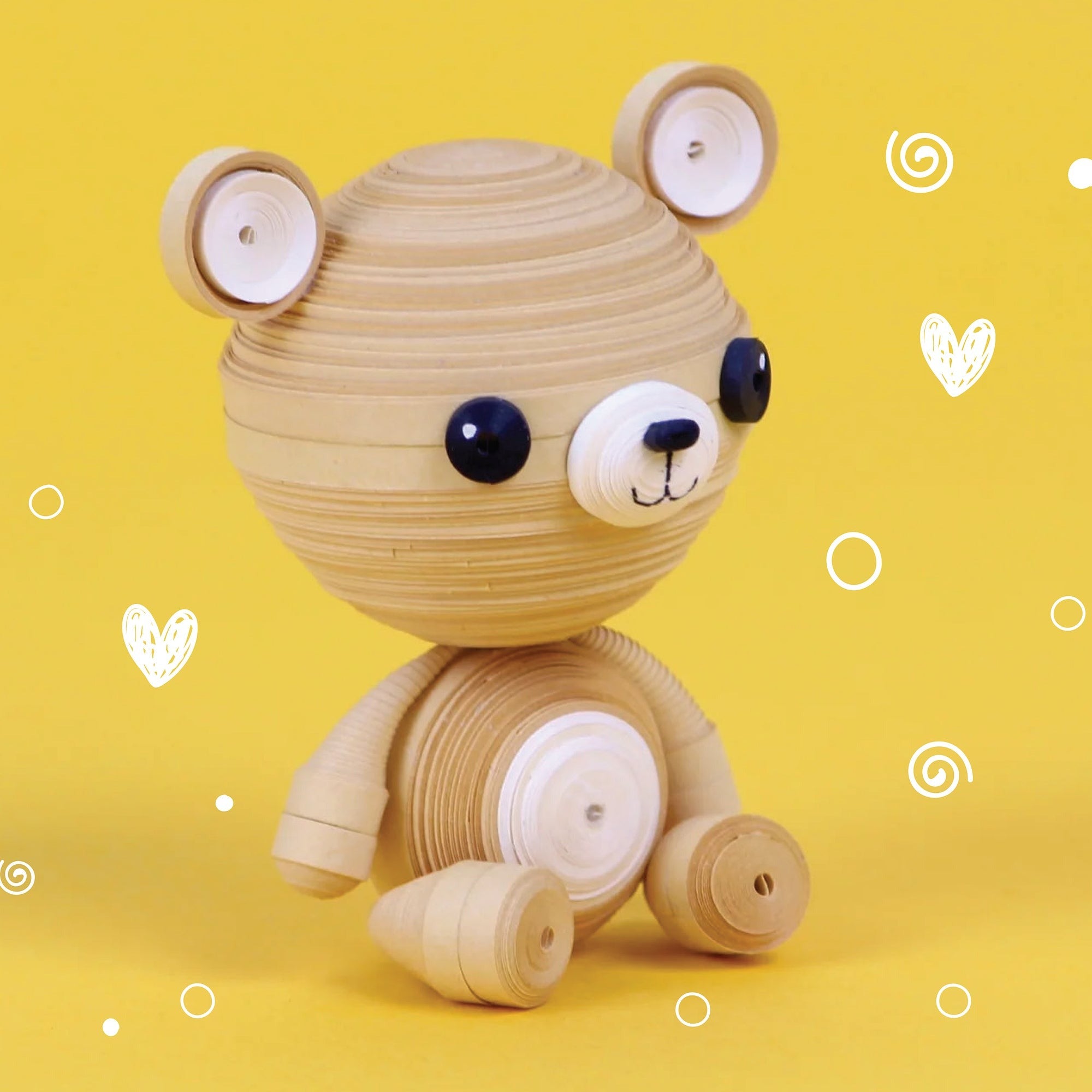 Craft Maker Too Cute Quilling Mini Friends 3D Paper Craft Kit