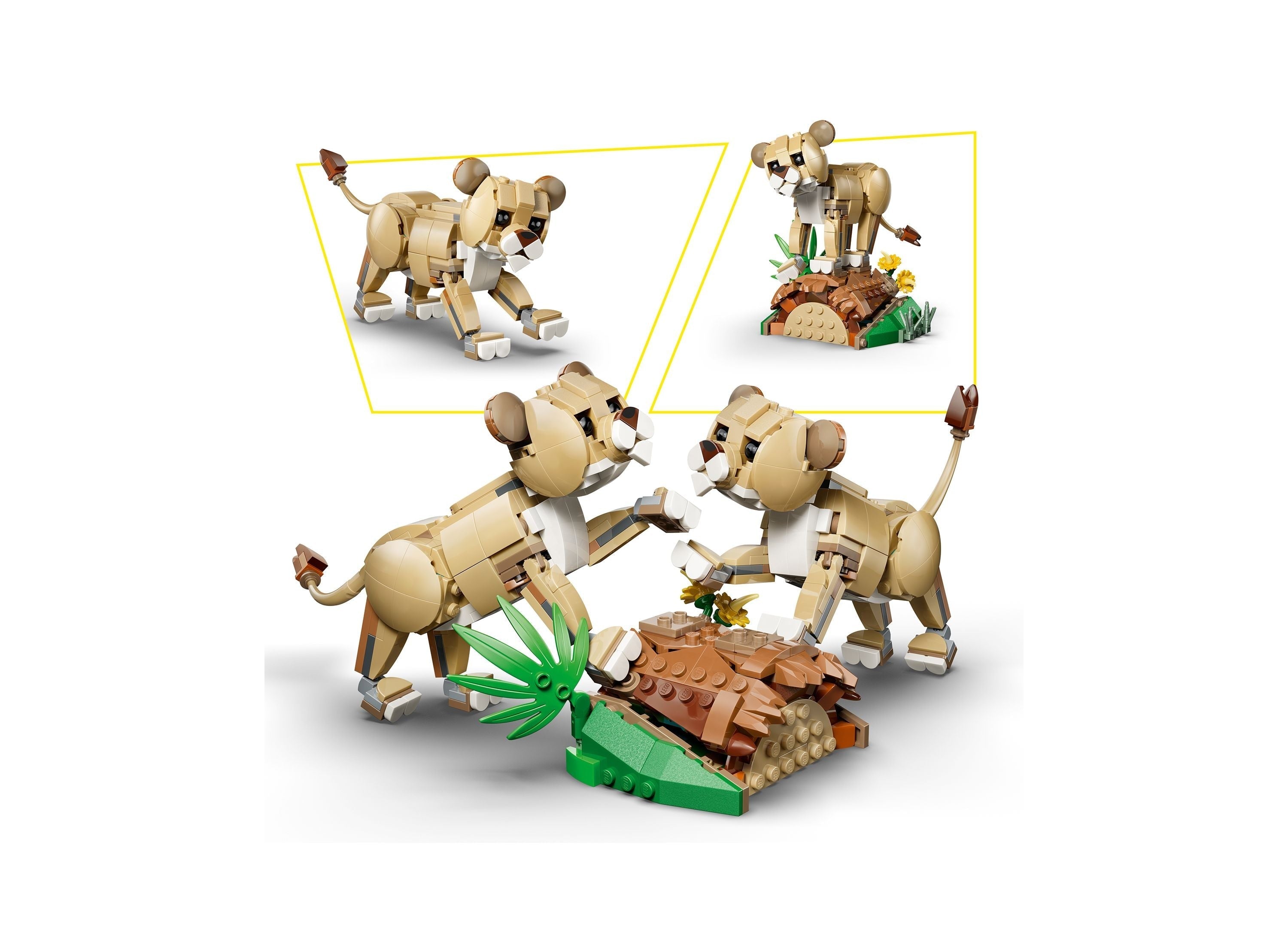 LEGO Creator 3-in-1 Wild Animals Majestic Lion 839-Piece Building Set