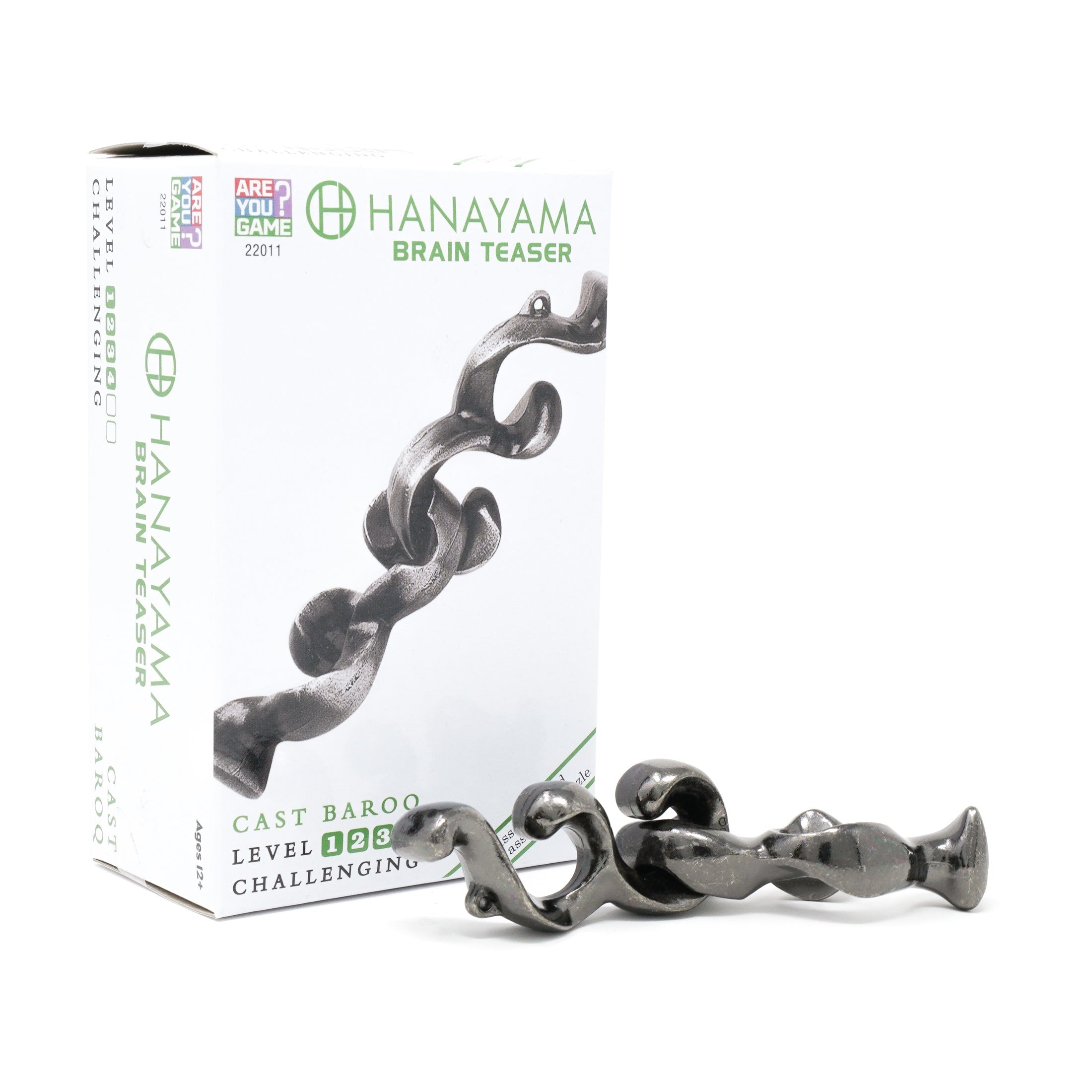 Hanayama Level 4 Cast Puzzle - Baroq: Musical Mind Teaser