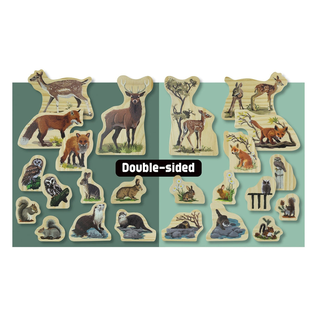 Yellow Door Woodland Animal Families – Enchanting Wooden Playset