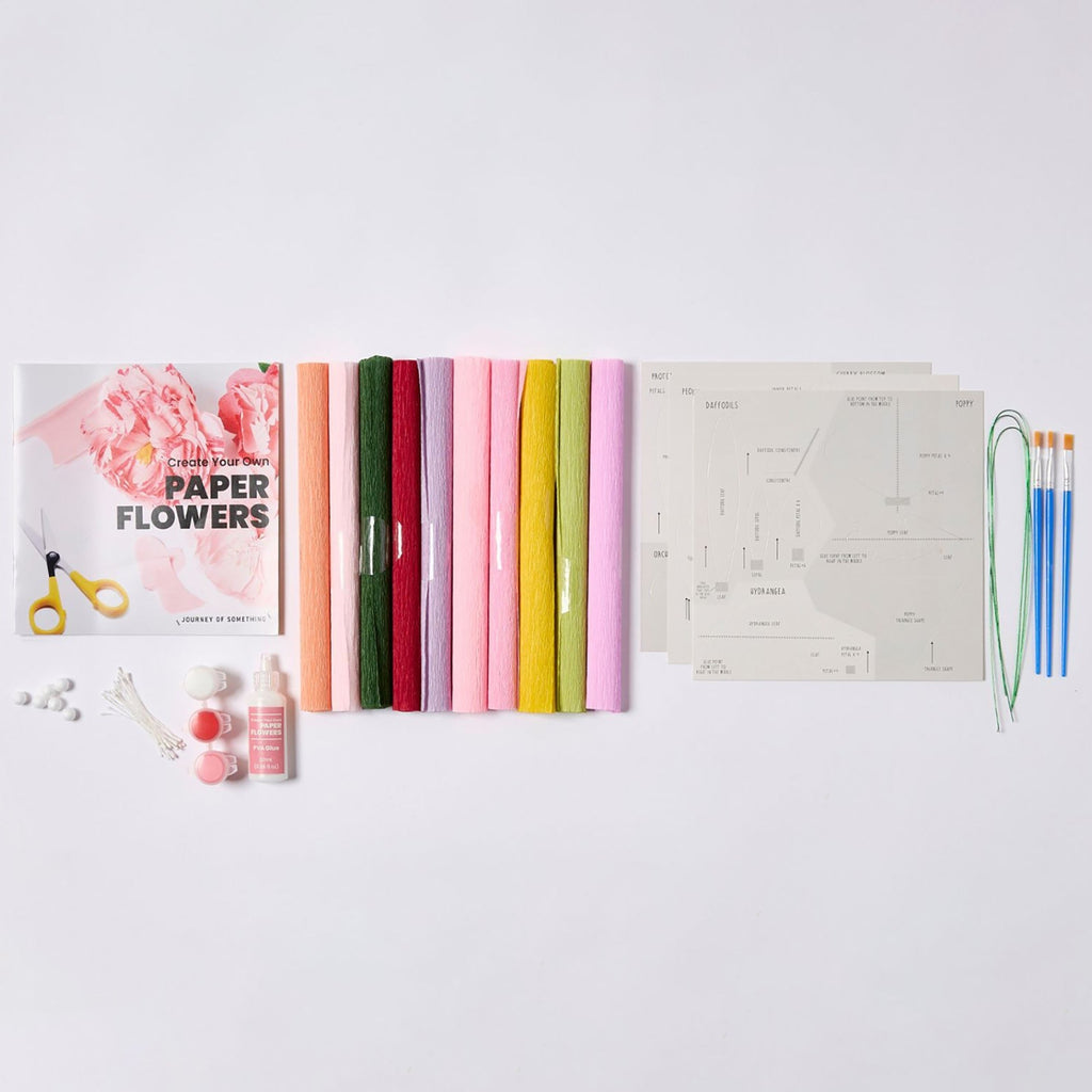 Journey Of Something Create Your Own Paper Flowers Craft Kit