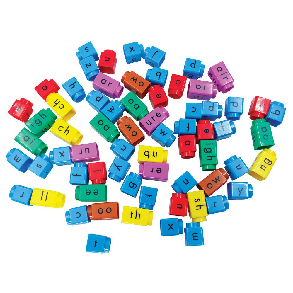 Junior Learning Rainbow Phonics Blox - Decoding Phase 3 - Educational Toy for Ages 5+