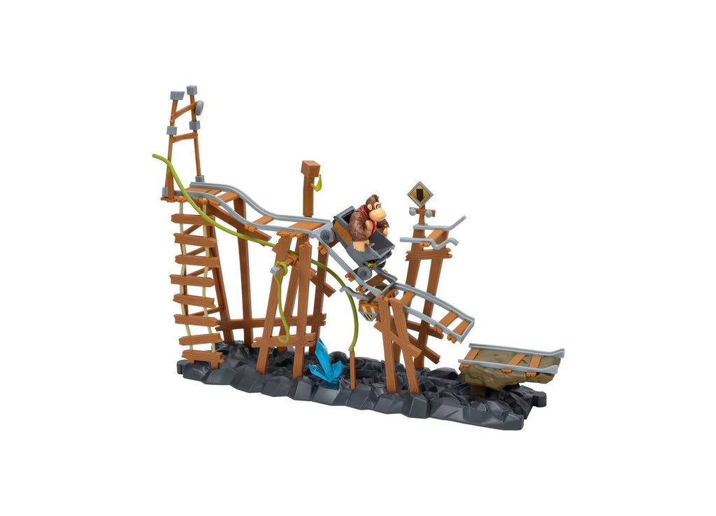 Super Mario Donkey Kong Mine Cart Adventure 2-Piece Playset