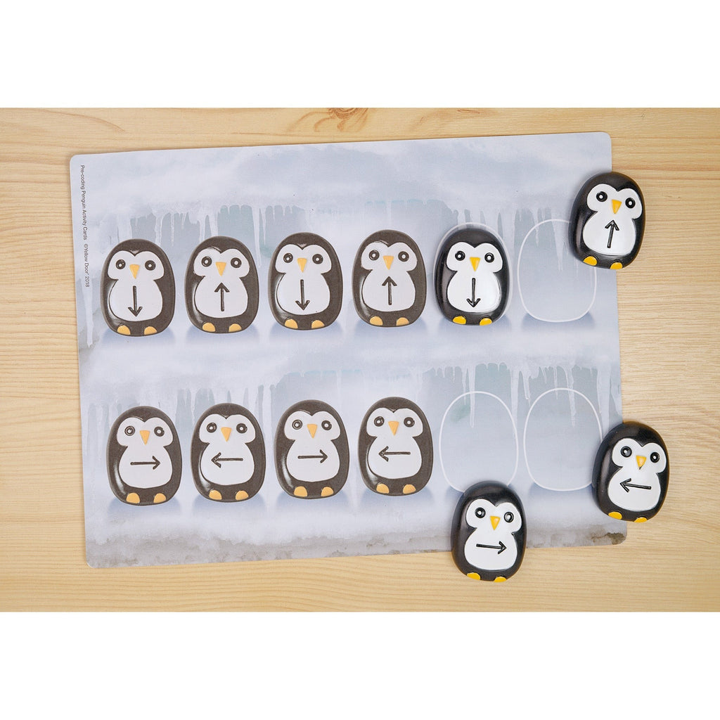 Yellow Door Pre-Coding Penguin Stones - Tactile Learning Set of 18