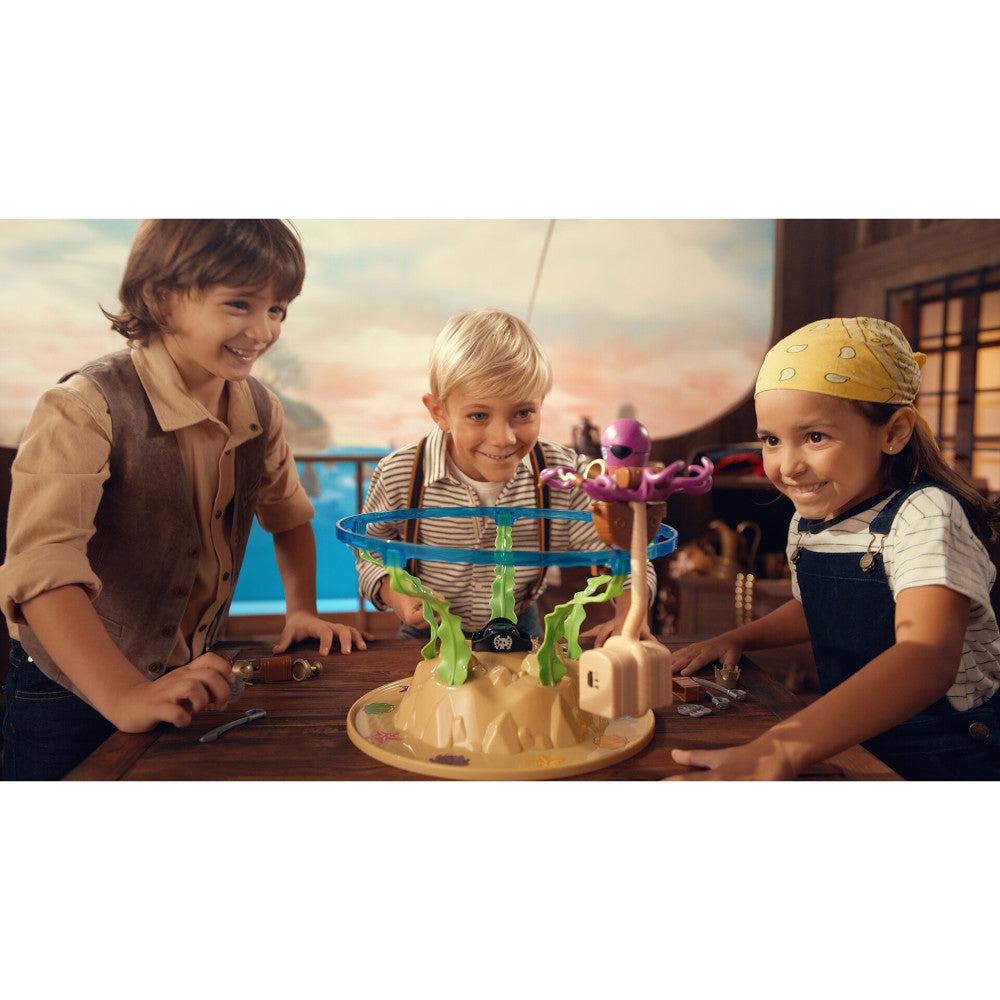 Captain Octo Pirate Treasure Board Game by Ambassador Games for Kids, Ages 4+, 2-4 Players