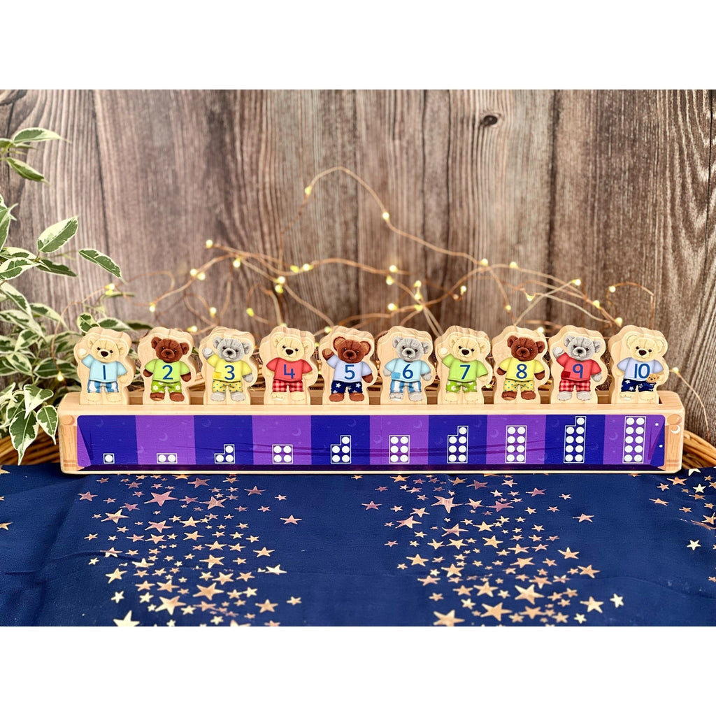 Yellow Door Ten in the Bed Number Line Activity Set - Multicolor