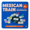 Mexican Train Dominoes Deluxe Set in Tin with Electronic Sounder