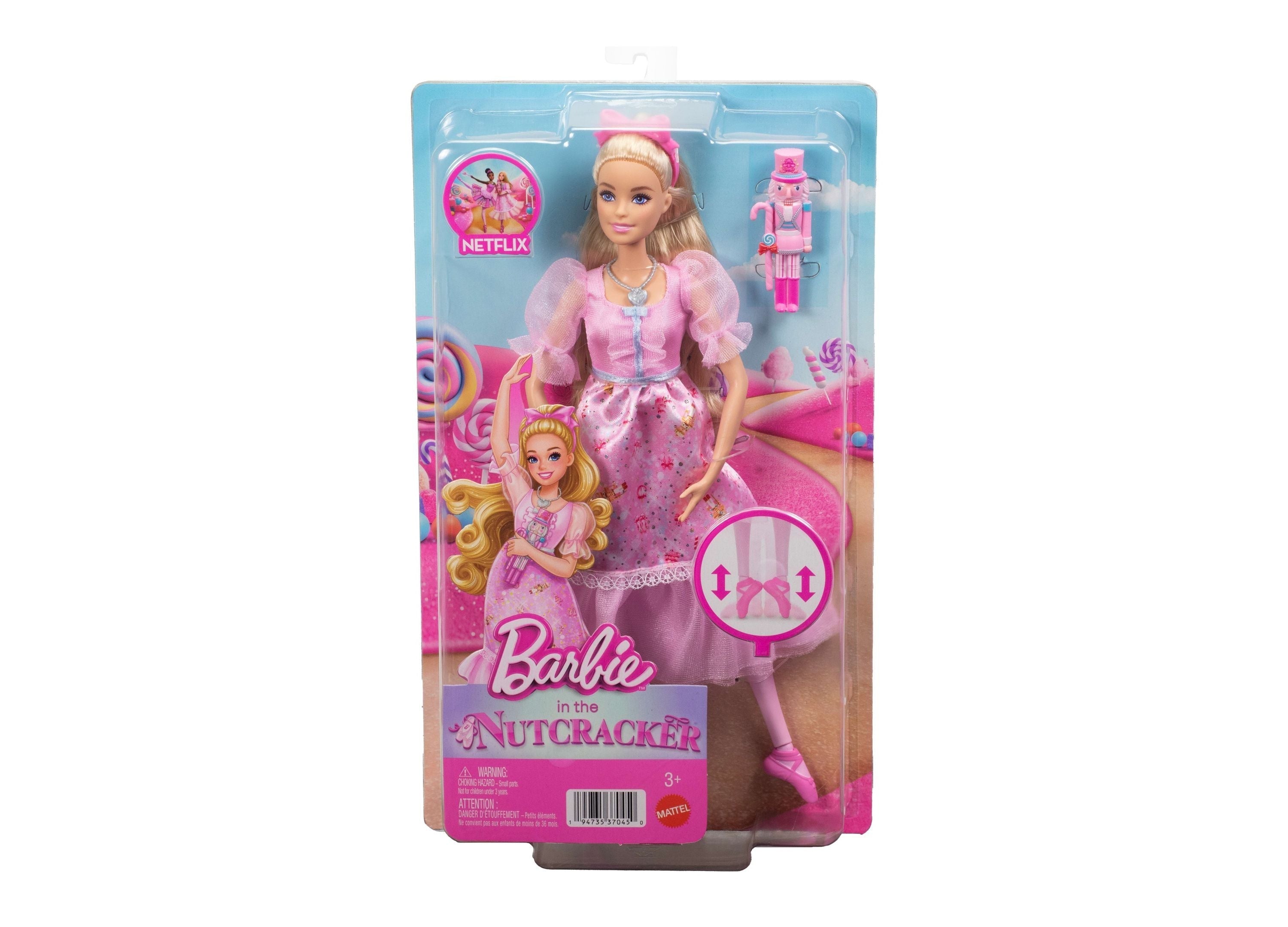 Barbie In The Nutcracker Clara 13-Inch Articulated-Ankle Ballerina Doll