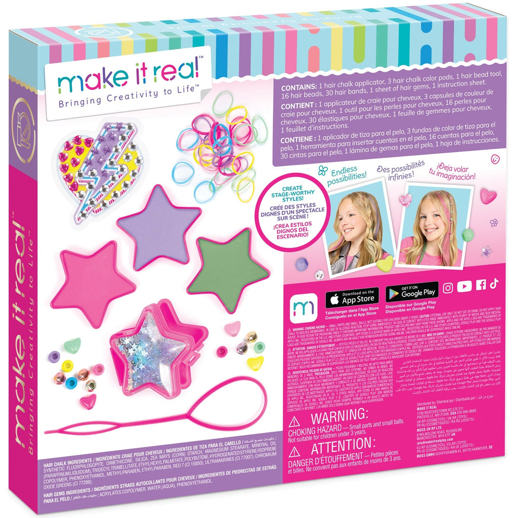 Make It Real Star Power Hair Styling Set With Chalk Applicator