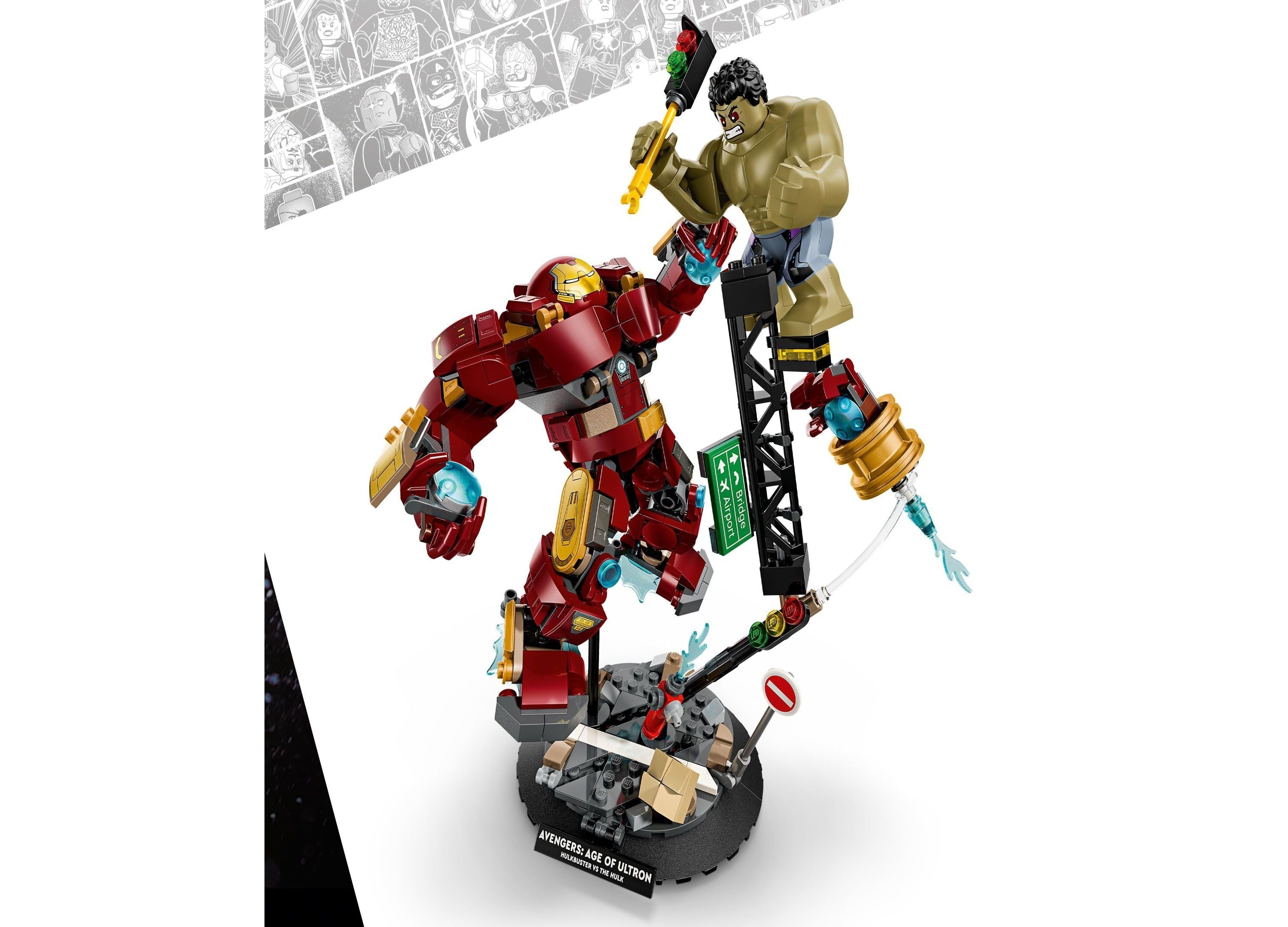 LEGO Marvel Epic Battle: Hulkbuster vs. The Hulk Set 76343 - 413 Pieces