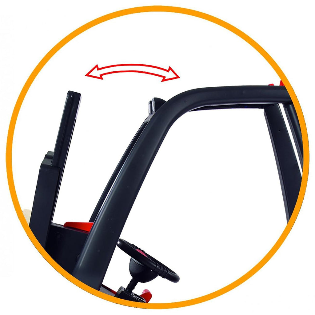 BIG Linde Forklift Pedal-Powered Ride-On With Working Lift