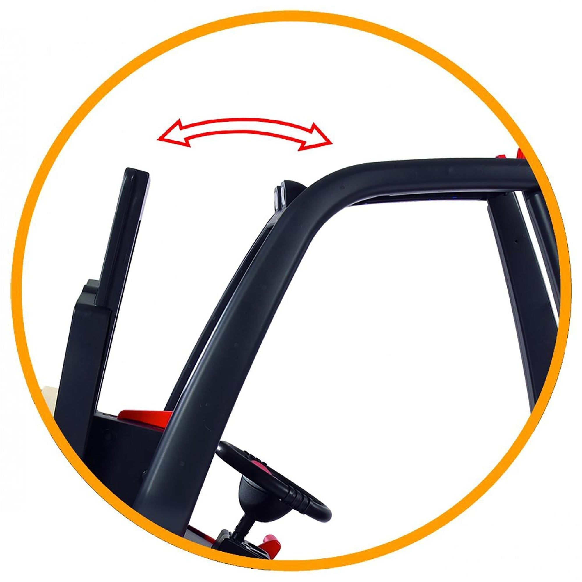 BIG Linde Forklift Pedal-Powered Ride-On With Working Lift
