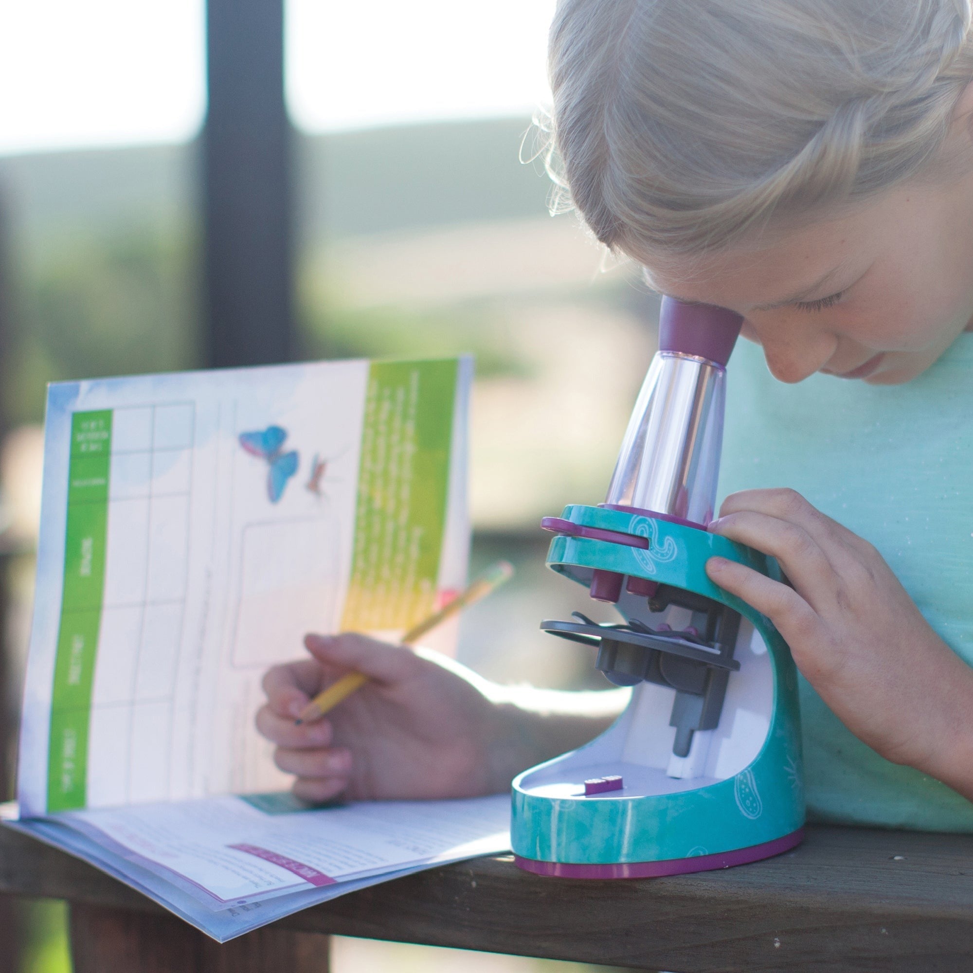 Educational Insights Nancy B's Science Club Microscope & Activity Journal Kit