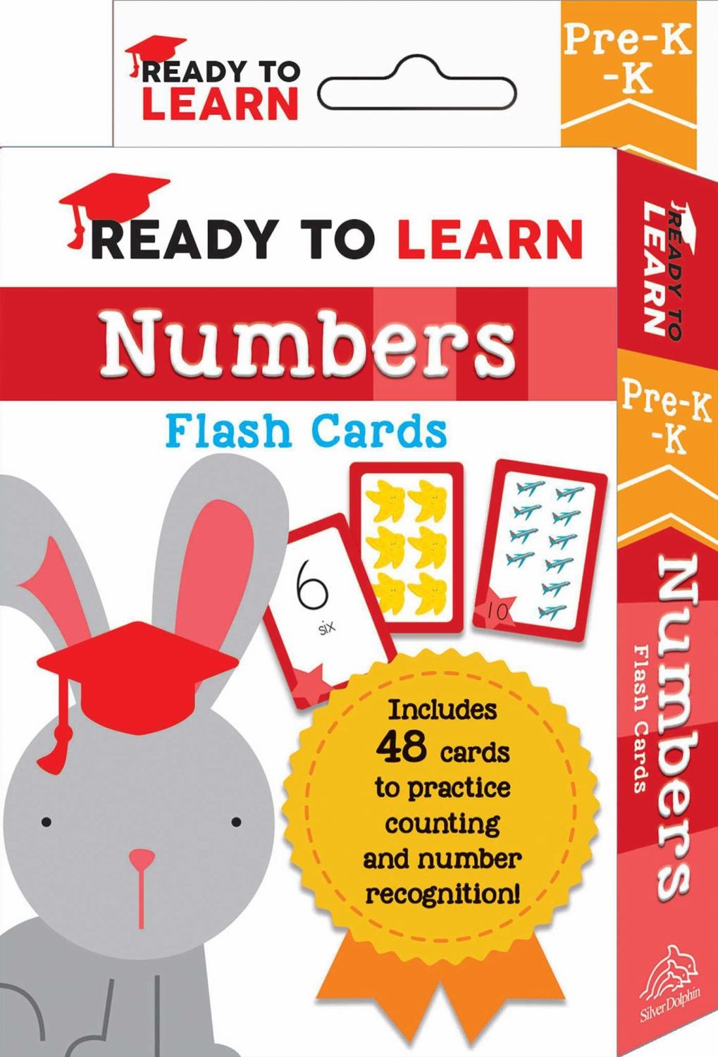 Ready To Learn Numbers Flash Cards 48-Card Set For Counting And Number Recognition
