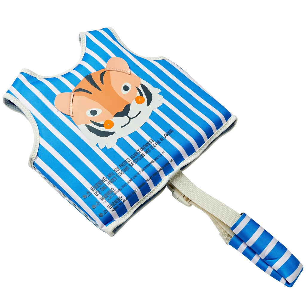 Sunnylife Tino The Tiger Float Vest With Adjustable Safety Strap