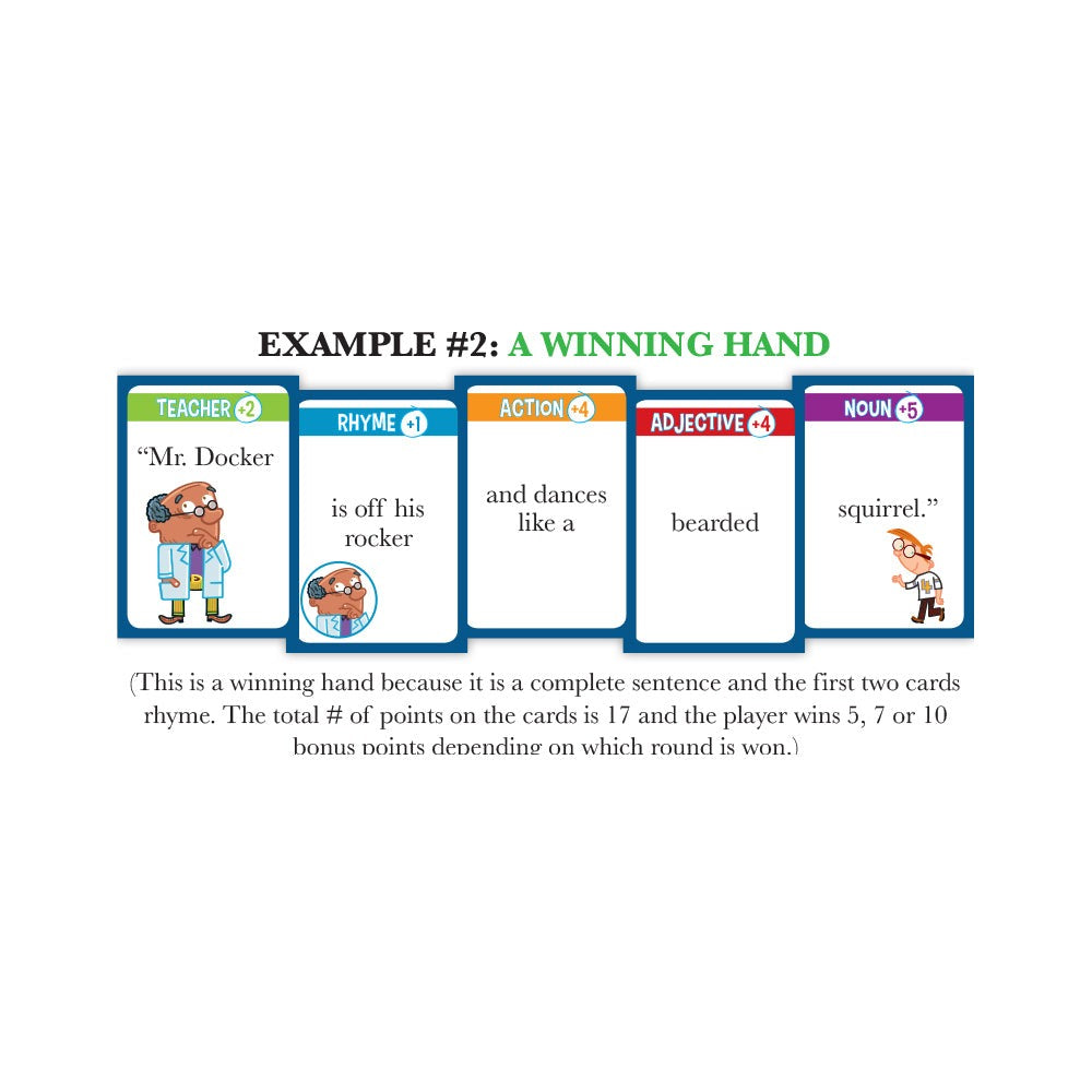 My Weird School: The Game - Miss Bernard Is A Wild Card Sentence-Building Game