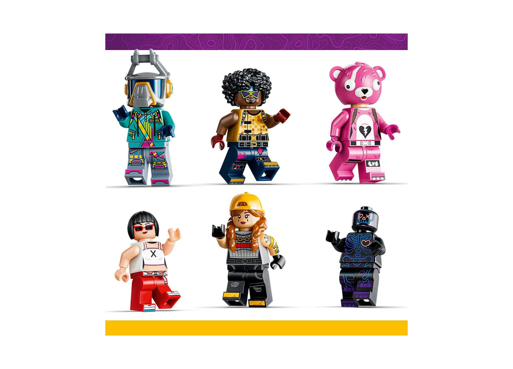 LEGO Fortnite Rave Cave 1,963-Piece Building Set With 6 Minifigures