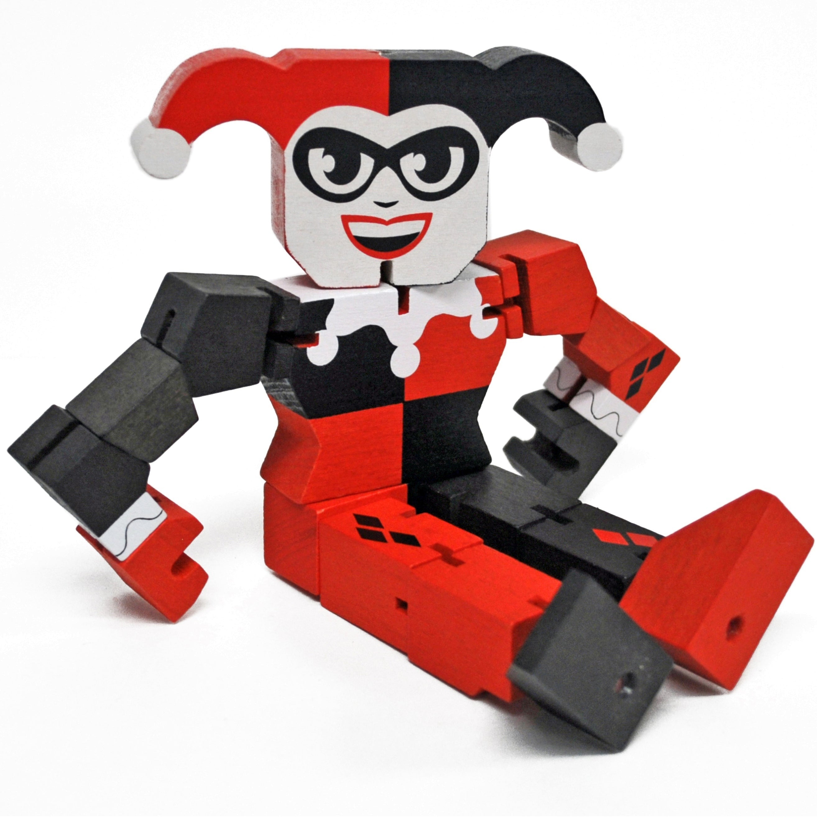 DC Comics Harley Quinn 8 Inch Wood Warriors Action Figure