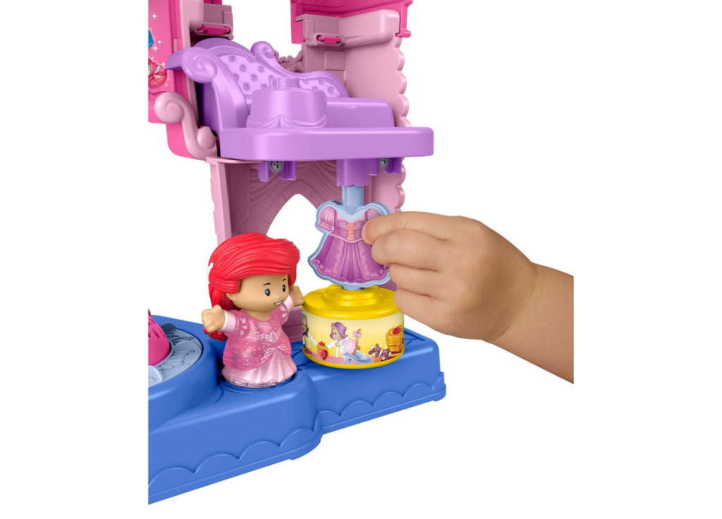 Fisher-Price Disney Princess Cinderella & Ariel Shimmer & Glow Dress Shop Light-Up 2-Piece Playset