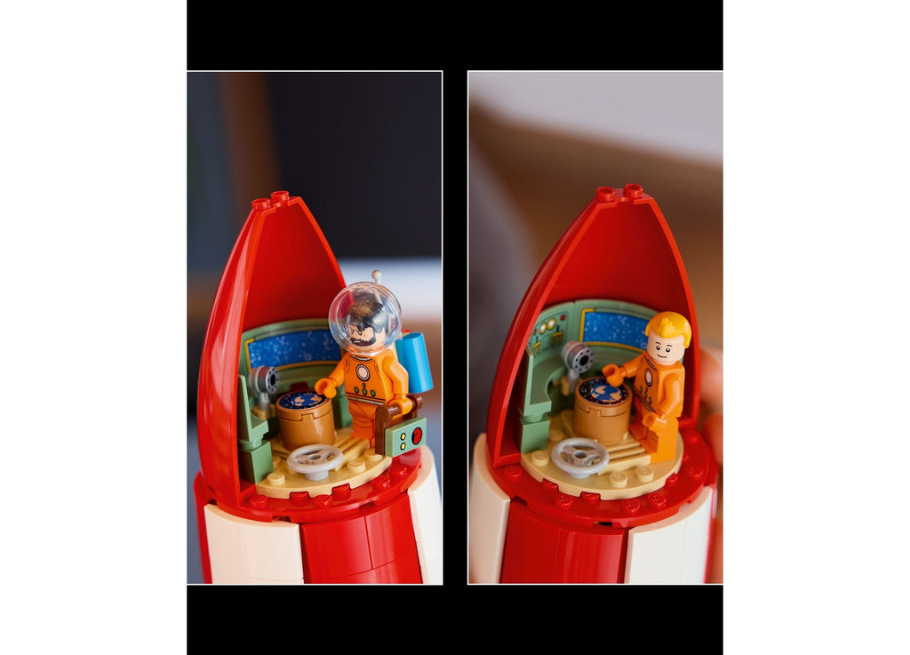 LEGO Ideas Tintin Moon Rocket Building Set - 1,283 Pieces