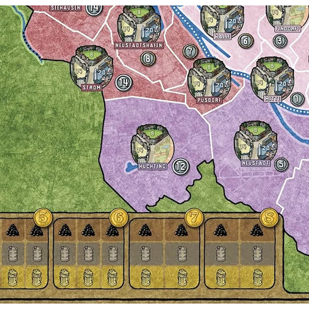 Rio Grande Games: Power Grid Bremen/Manhattan Expansion - Strategy Board Game for Ages 14+