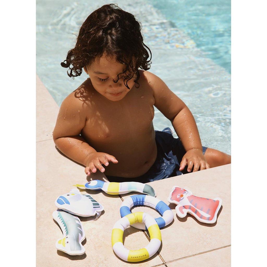 Dive Buddies: Into The Jungle - 6-Pack Diving Toy Set