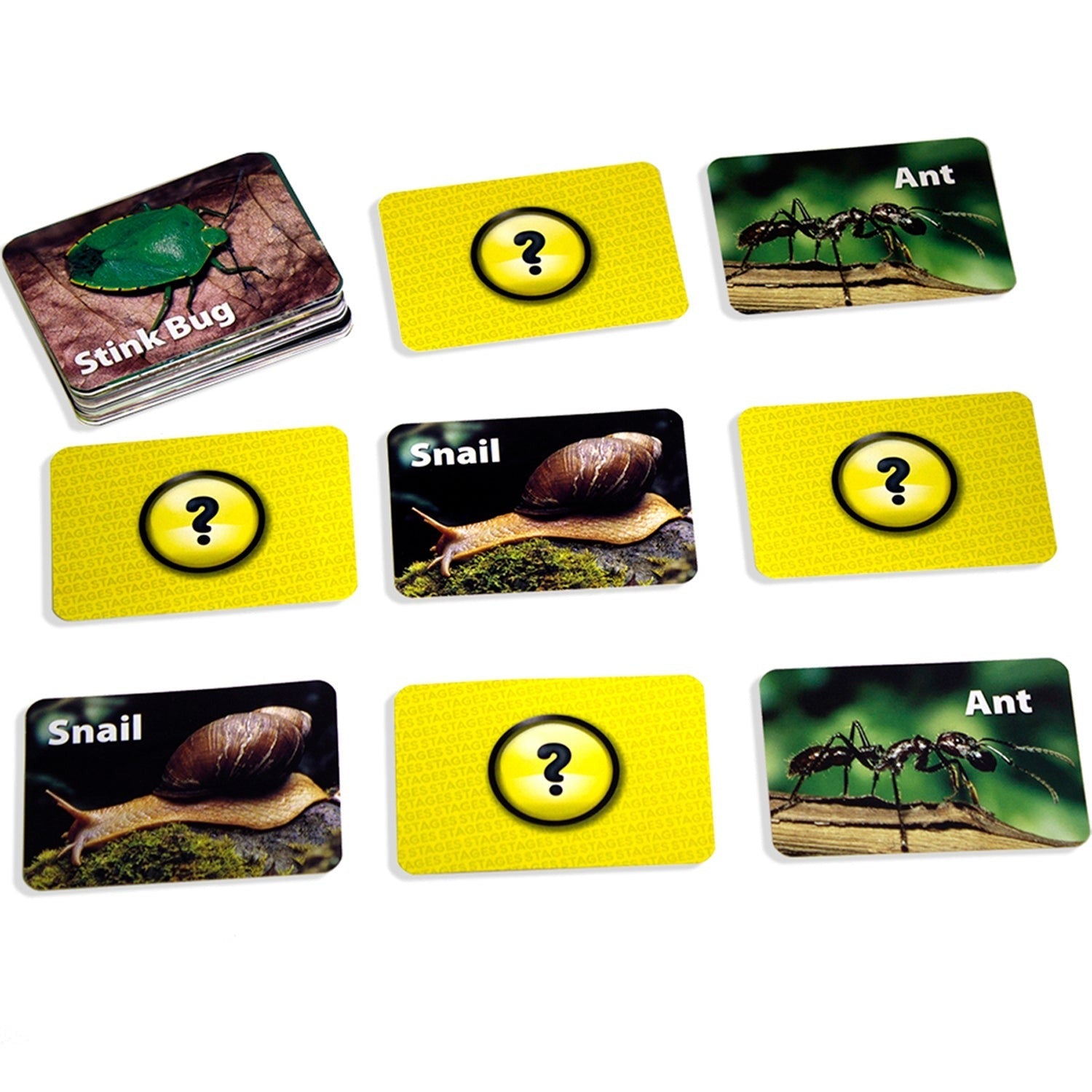Stages Learning Materials - Memory Matching Game - Insects & Bugs - 3 Pack