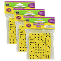 Teacher Created Resources Foam Dice - Yellow - 0.75" - 60 Pack