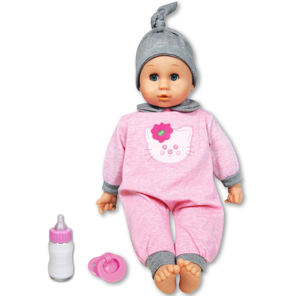 Lissi 16-inch Interactive Baby Doll Cecilia - Pink Kitty Outfit