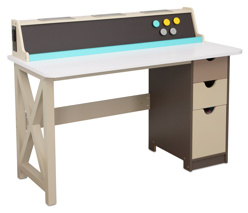Creative Play 2-in-1 Chalkboard Desk - Artistic Development Station for Kids