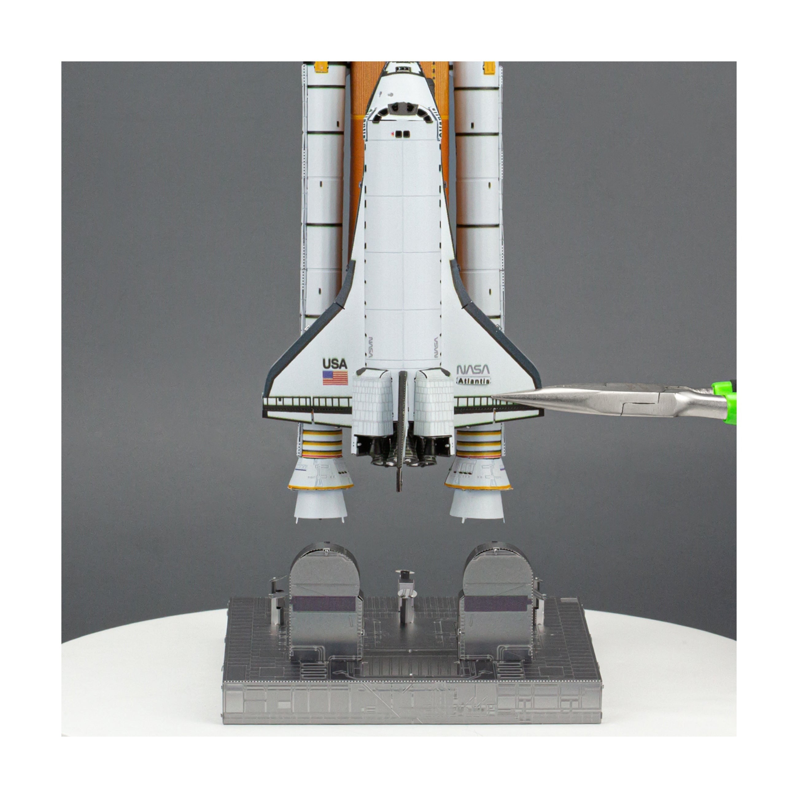 Metal Earth ICONX 3D Space Shuttle Launch Metal Model Kit