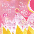 Oopsy Daisy's She Is Fierce Canvas Wall Art, 18x18