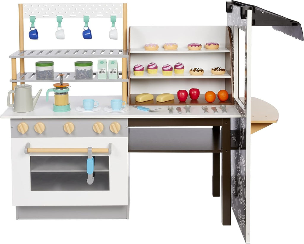 Little Tikes Café & Bakery Dual-Sided Play Kitchen with Realistic Lights and Sounds