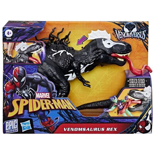 Marvel Epic Action Spiderman Venom Vs Venomsaurus Rex 16-inch Figure