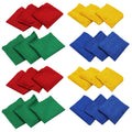 Martin Sports Colorful Nylon Bean Bags, 2.5" x 3.5", 24 Pack