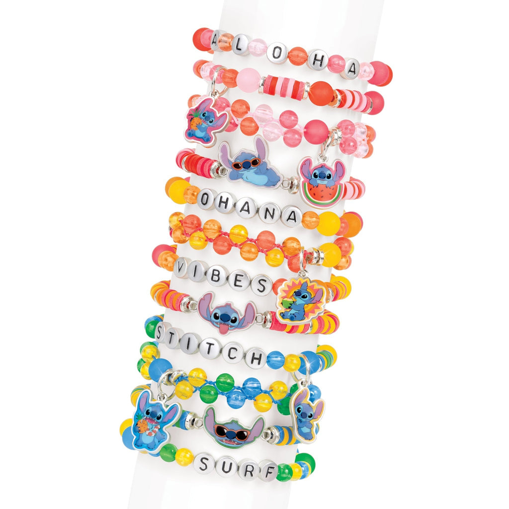 Make It Real Disney Stitch Craft Along Storybook & DIY Jewelry Kit - 1865-Piece Set