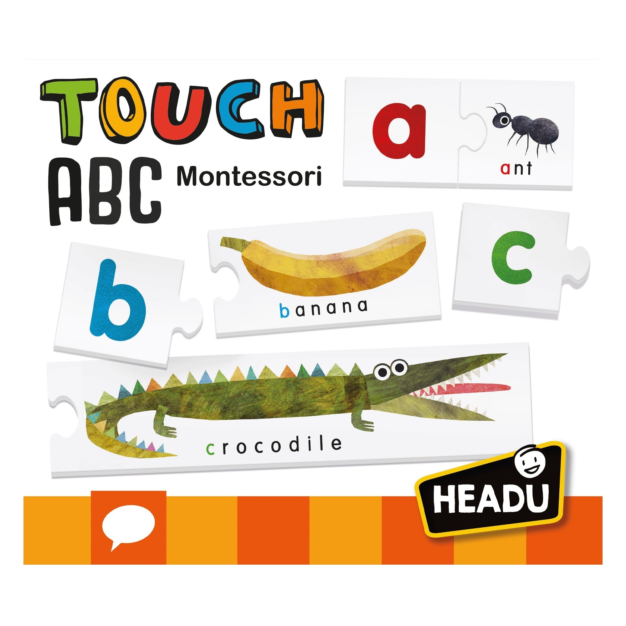 Headu Montessori Touch ABC - Interactive Tactile Alphabet Learning Toy
