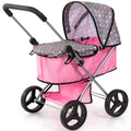 Bayer Design Doll Pram With Adjustable Handle And Shopping Basket