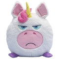 Hangry Petz Luna Unicorn 12 inch Talking Plush - White-Pink-Purple