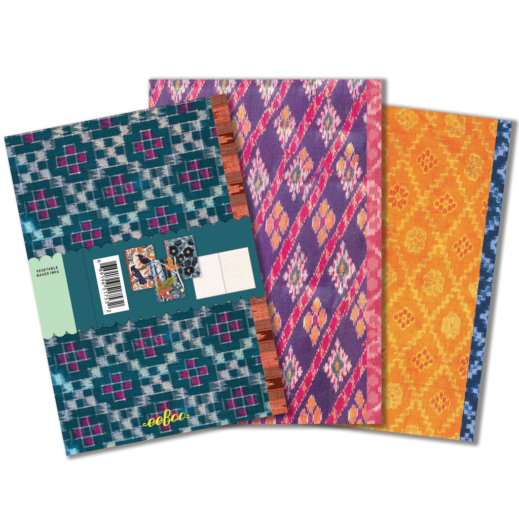 eeBoo Piece & Love Vasilisa 3-Notebook Set With Nature Artwork
