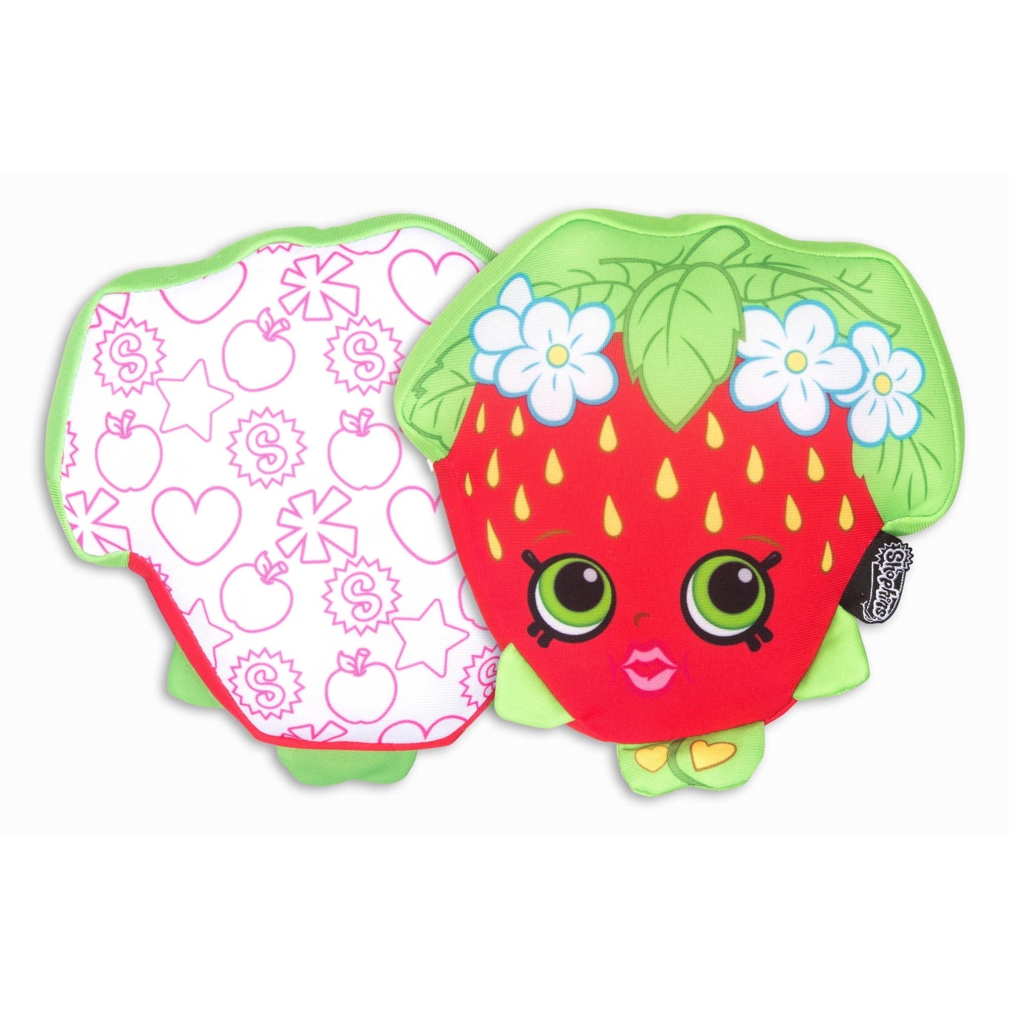 Shopkins Season One Strawberry Kiss Plush Charm - Huggable Collector's Item (Colors/Styles May Vary)