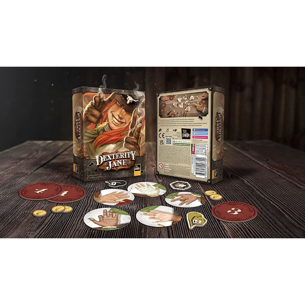 Dexterity Jane Wild West Hand Position Puzzle Card Game