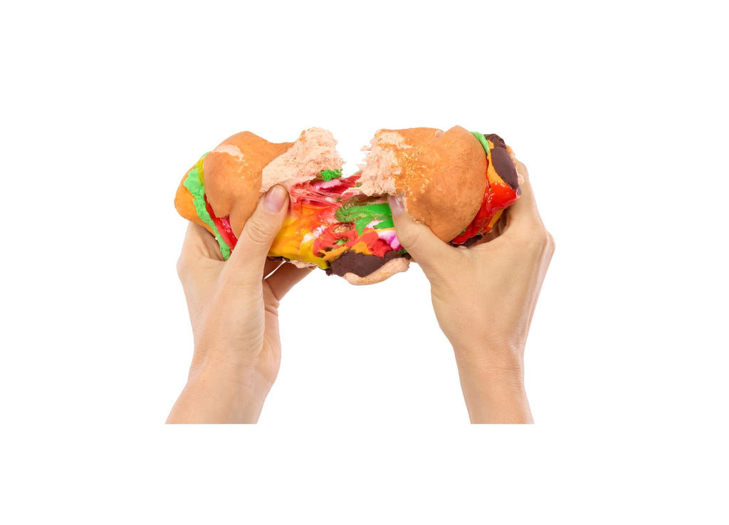 Slime Life Cheeseburger DIY Slime Kit With Food-Themed Pieces