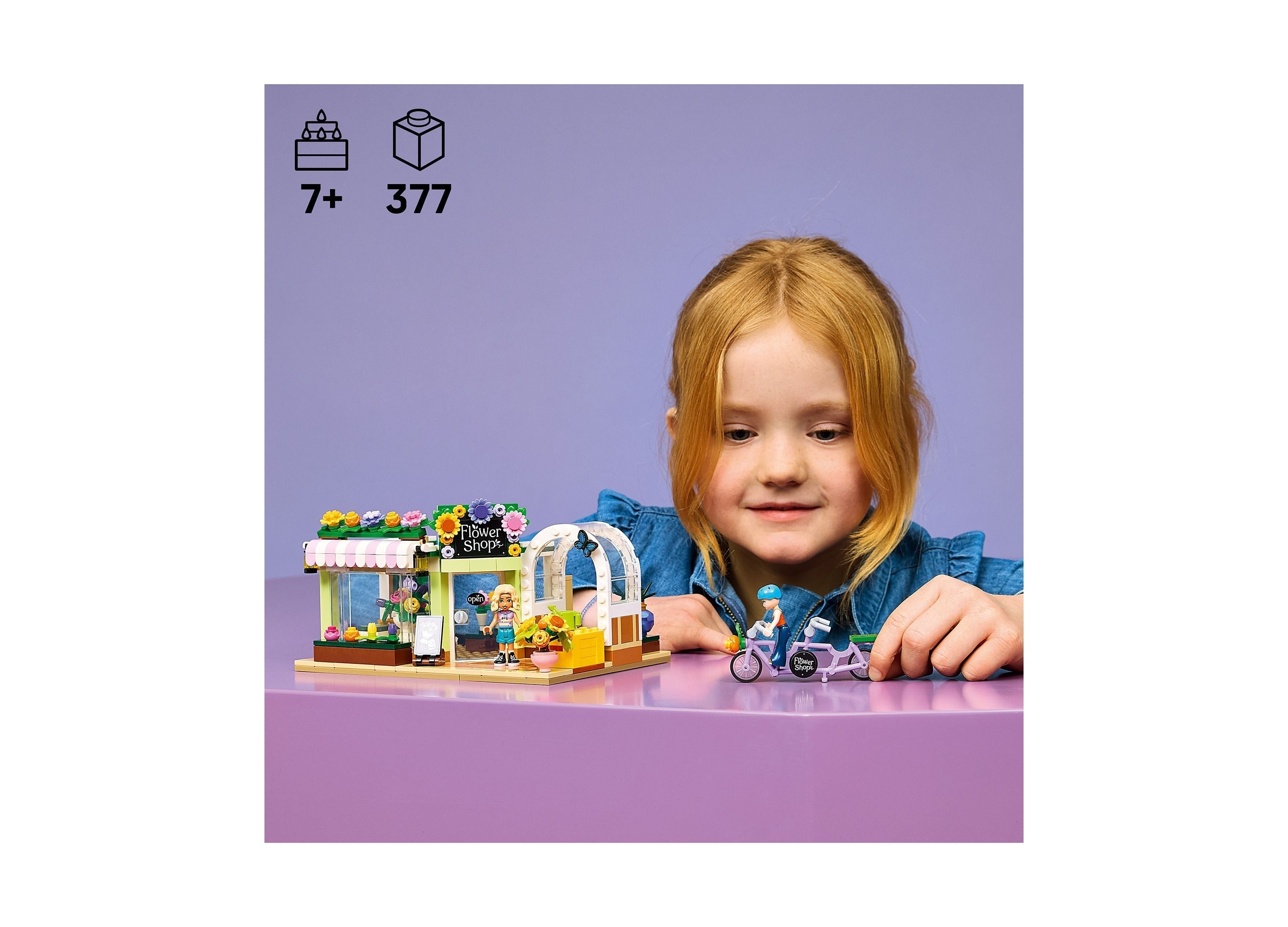 LEGO Friends Creative Flower Shop 377-Piece Building Set