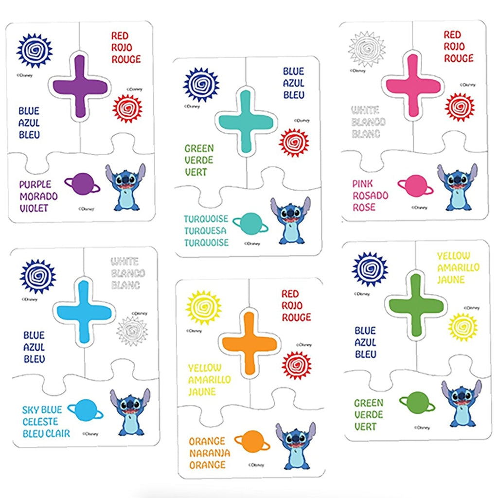 Disney Stitch Educational Games Set - Play Based Learning Kit - Toy for Kids 3+