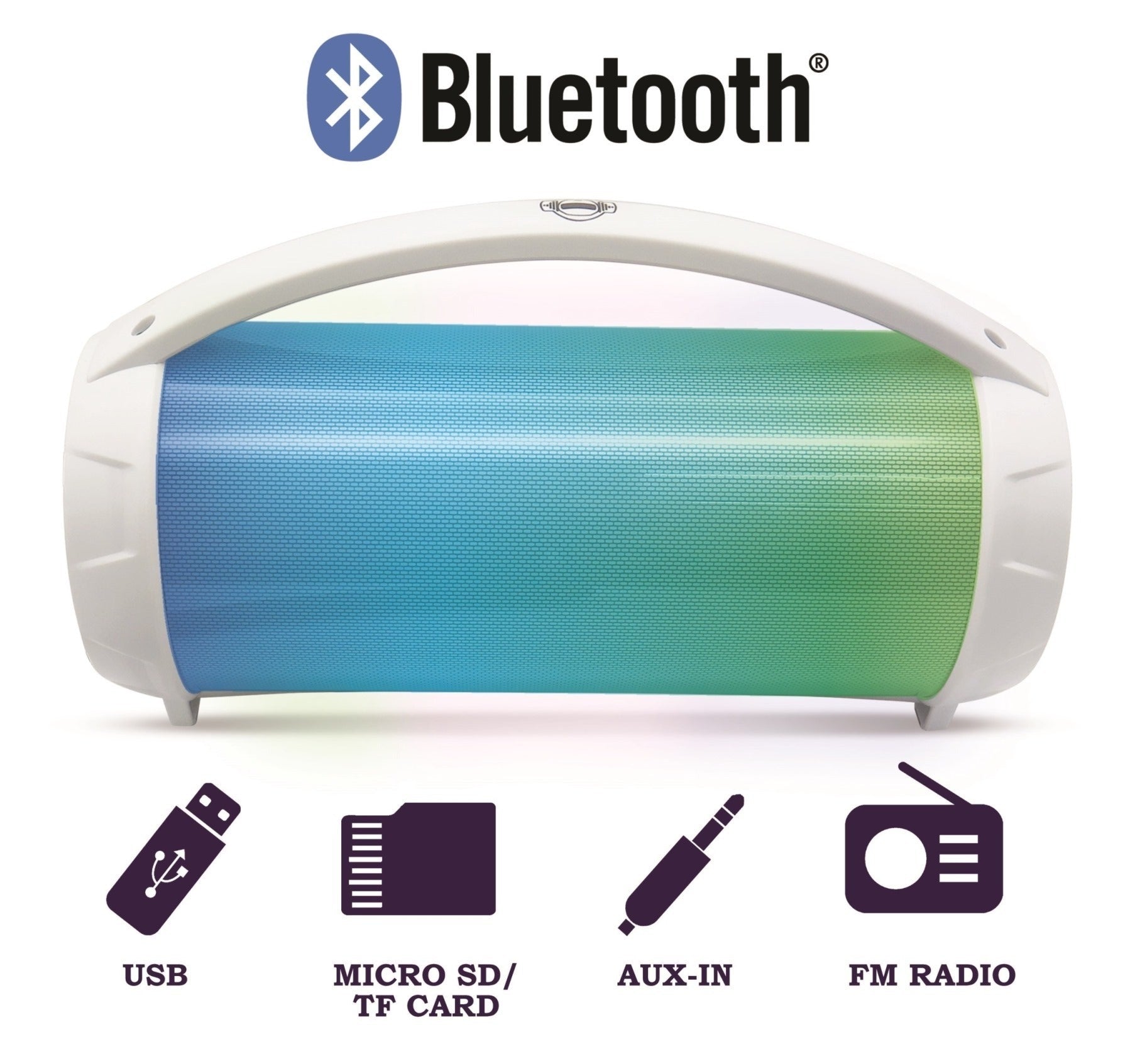 Lexibook iParty Portable Bluetooth Speaker with Karaoke Microphone
