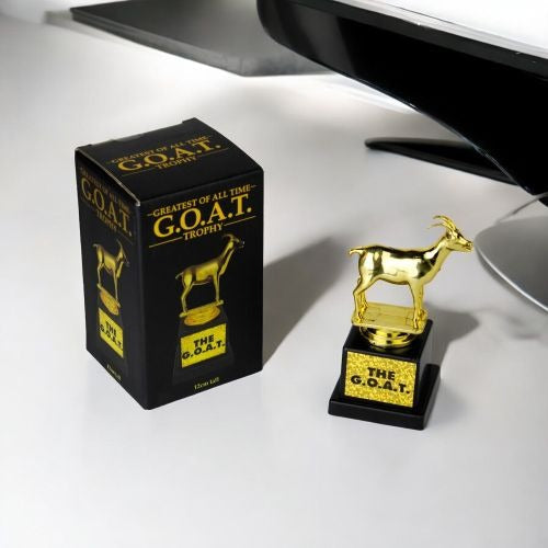 G.O.A.T. Trophy: Ultimate Gold-Plated Award