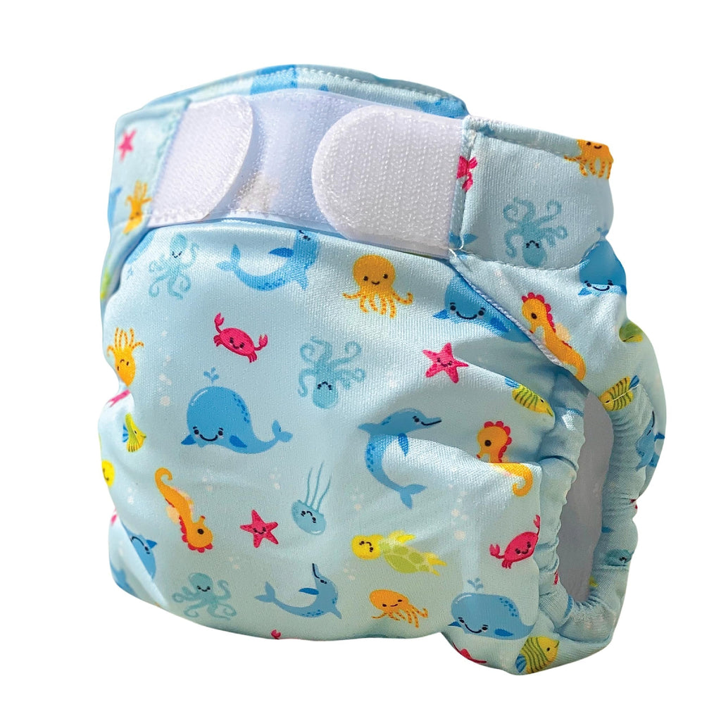 FREDS SWIM ACADEMY Blue Splash Swim Nappy for Babies and Toddlers