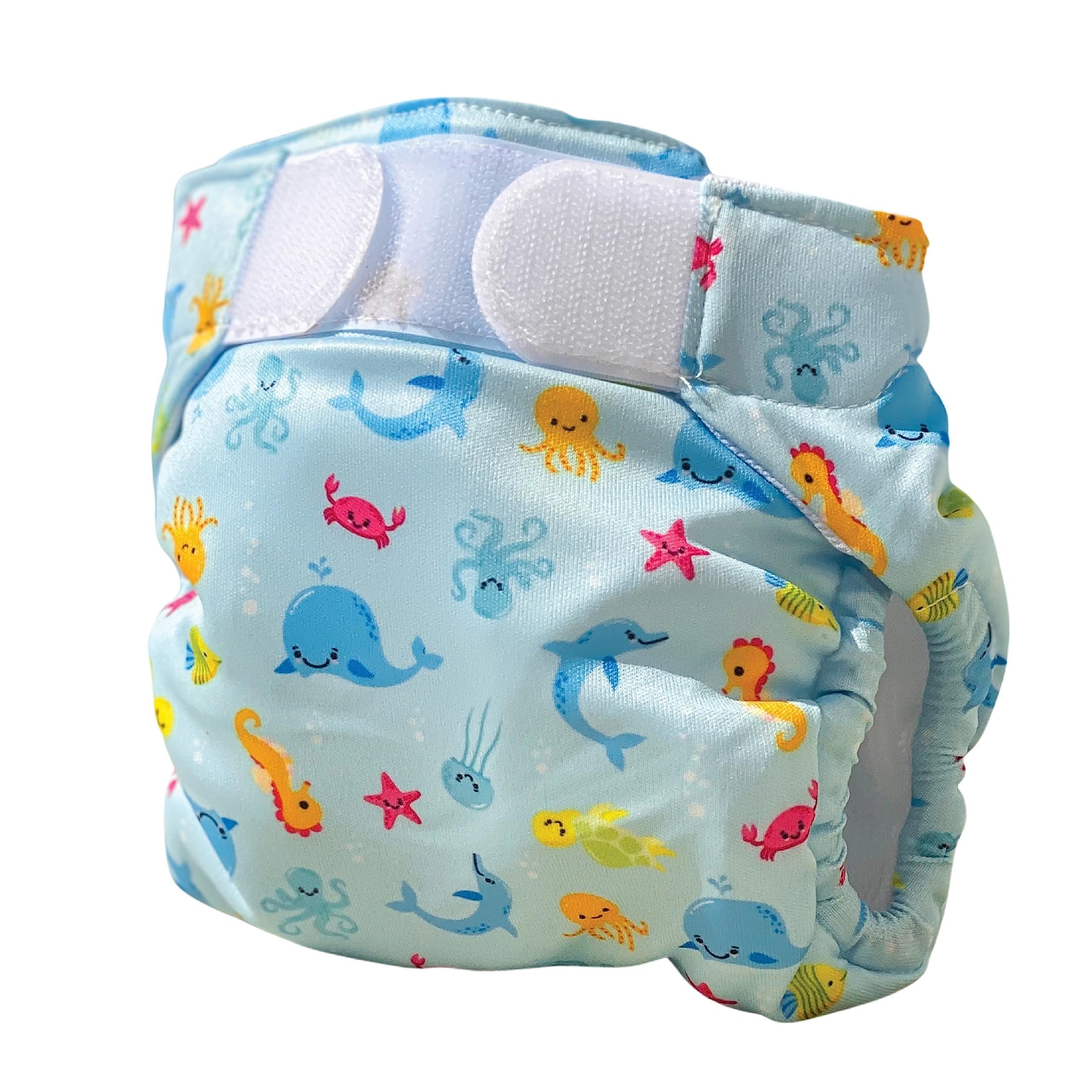 FREDS SWIM ACADEMY Blue Splash Swim Nappy for Babies and Toddlers