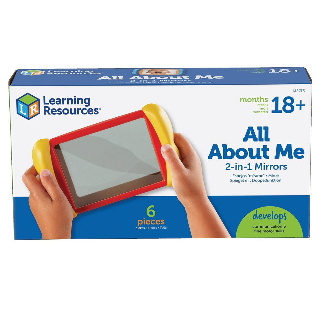 Learning Resources All About Me - Dual-Sided Mirrors - Educational Toy